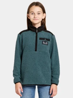 Online Exa Kids' Half Zip Fleecepaidat & Välikerrokset|Fleecetakit & Fleecepaidat