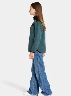 Online Exa Kids' Half Zip Fleecepaidat & Välikerrokset|Fleecetakit & Fleecepaidat