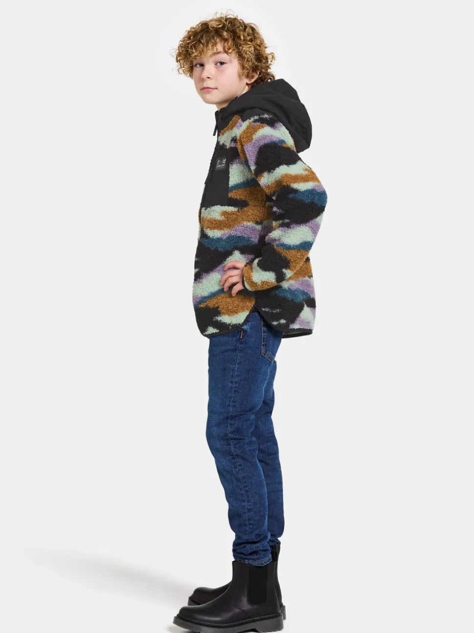 Cheap Exa Printed Kids' Full-Zip Syystakit|Talvitakit