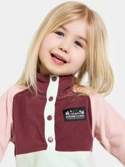 Cheap Monte Kids' Half Button Fleecepaidat & Välikerrokset|Fleecetakit & Fleecepaidat