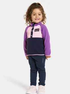 Cheap Monte Kids' Half Button Fleecepaidat & Välikerrokset|Fleecetakit & Fleecepaidat
