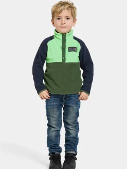 Cheap Monte Kids' Half Button Fleecepaidat & Välikerrokset|Fleecetakit & Fleecepaidat