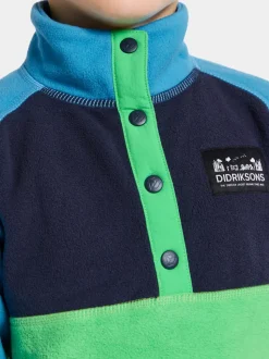 Cheap Monte Kids' Half Button Fleecepaidat & Välikerrokset|Fleecetakit & Fleecepaidat