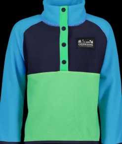 Cheap Monte Kids' Half Button Fleecepaidat & Välikerrokset|Fleecetakit & Fleecepaidat