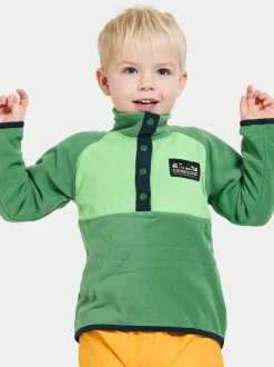 Flash Sale Monte Kids' Half Button Fleecepaidat & Välikerrokset|Fleecetakit & Fleecepaidat