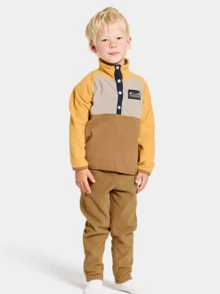 Outlet Monte Kids' Half Button Fleecepaidat & Välikerrokset|Fleecetakit & Fleecepaidat
