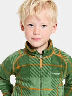 New Monte Printed Kids' Full-Zip Termos Fleecepaidat & Välikerrokset|Puserot & T-Paidat