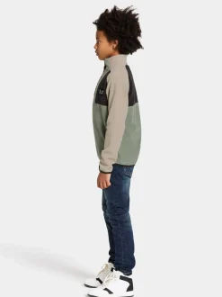 Outlet Yokto Kids' half button Fleecepaidat & Välikerrokset|Fleecetakit & Fleecepaidat